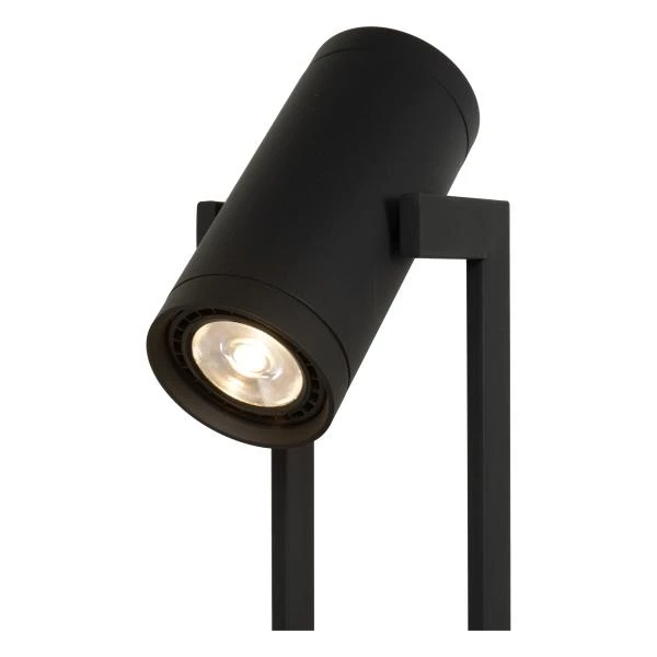 Lucide DOME - Floor lamp - LED Dim. - GU10 (ES111) - 2x12W 2200K/3000K - Black - detail 1